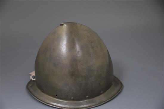 An Italian infantry helmet cabaset c.1580,